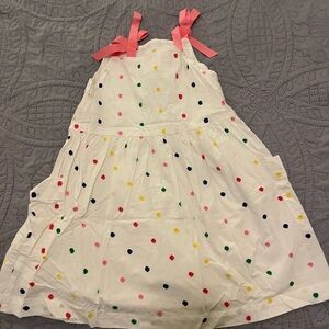 Hanna Andersson White Polka Dot Kids Dress